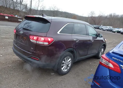 2017 Kia Sorento 2.4L Lx from USA, damaged, VIN 5XYPGDA38HG319033